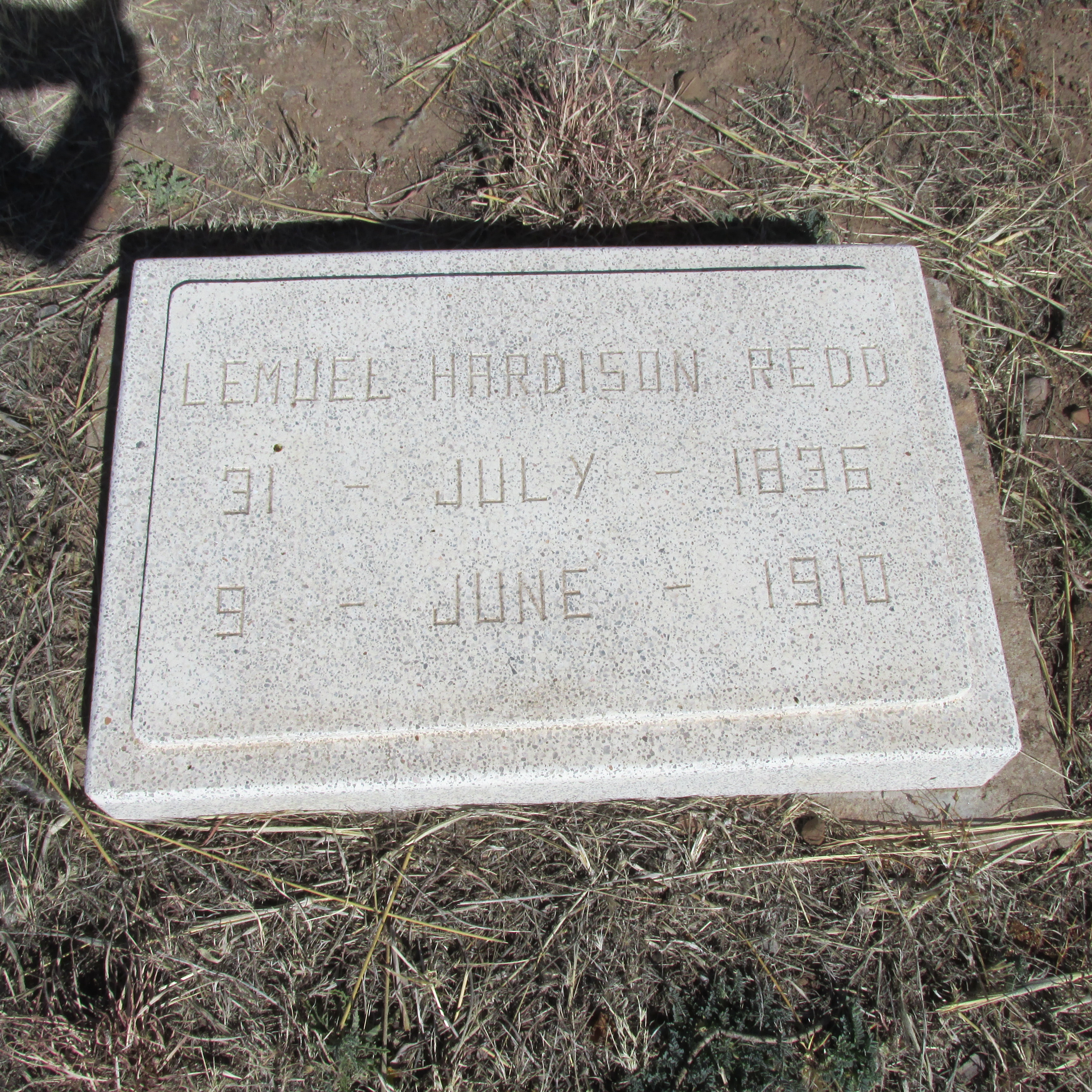 Lemuel H. Redd's grave. 